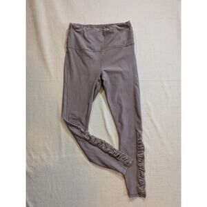 rbx‎ purple leggings size M ankle rouched
